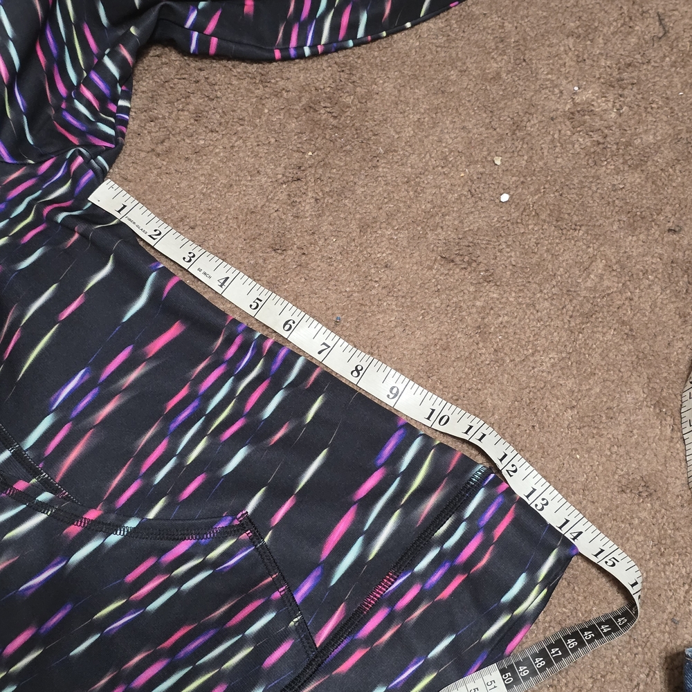 Fila Black and Pink Patterned Half-Zip Pullover - Picture 5 of 6